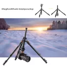 K&F Concept K224A1+BH-28L állvány, fekete-narancssárga, telefontartóval