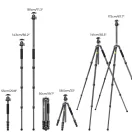 K&F Concept X284C4+BH-36 karbon állvány + monopod, 172cm magasság, 16kg teherbírás