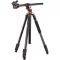 K&F Concept T254A7+BH-28L állvány + monopod, elforgatható középoszloppal, fekete-narancs