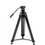 K&F Concept VA18 videó állvány, VH081 fluid video fej, 183cm magasság, 8kg teherbírás