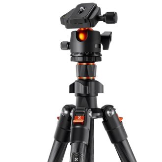   K&F Concept K254C2 karbon állvány, BH-36L gömbfej, 162cm magasság, 8kg teherbírás