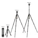 K&F Concept K254C2 karbon állvány, BH-36L gömbfej, 162cm magasság, 8kg teherbírás