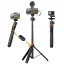 K&F Concept MS-08 állvány, selfie bot, gömbfejjel, GoPro adapter, telefon adapter, bluetooth kioldó