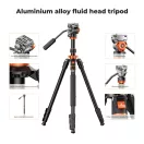 K&F Concept K234A7 állvány + FH-03 fluid videó állványfej