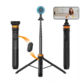   K&F Concept állvány, 162 cm selfie bot, Magsafe telefon adapter, bluetooth kioldó