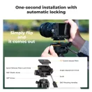 K&F Concept S254A3 + BV0 videó állvány, telefon adapter, bluetooth kioldó