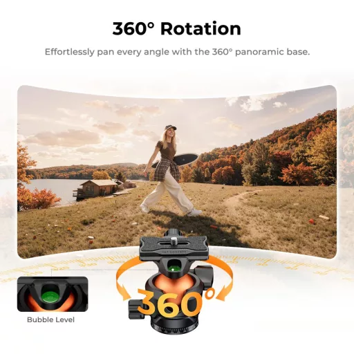 K&F Concept A305A1 + BH-40 állvány, telefon adapter