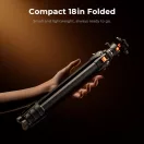 K&F Concept A304A3 allvany BH-40 gombfej 172cm