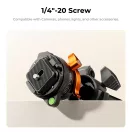 K&F Concept A225C2 karbon allvany BH-28R gombfej 153cm