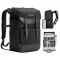 K&F Concept Beta Backpack Urban Wander 20L, fotós hátizsák, sötétszürke