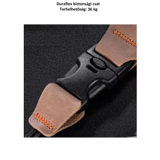   K&F Concept lapos nyakpánt gyorskioldó csattal, 3,2cm x 100-160cm, szürke