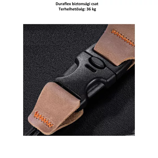 K&F Concept lapos nyakpánt gyorskioldó csattal, 3,2cm x 100-160cm, szürke