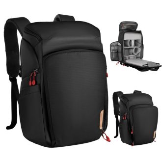K&F Concept Alpha Air fotós hátizsák 25L, fekete piros