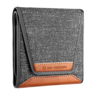   K&F Concept szűrőtartó tok, 3db szűrő számára, 67-82mm