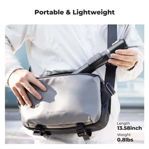 K&F Concept X96 selfie állvány, monopod, telefontartó adapter, 175cm max magasság, bluetooth, fekete