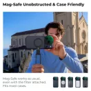 K&F Concept CPL Snap-on szűrő, HD bevonat, vízálló, karcálló, fekete,  iPhone 17 Pro/Max