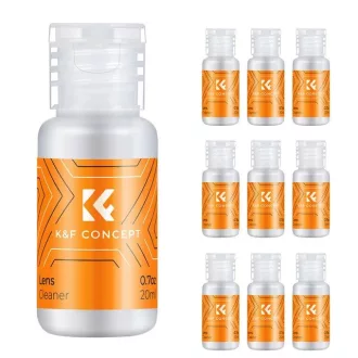   K&F Concept 20ml tisztító folyadék, szenzor, kamera tisztításhoz, 10db-os kiszerelés