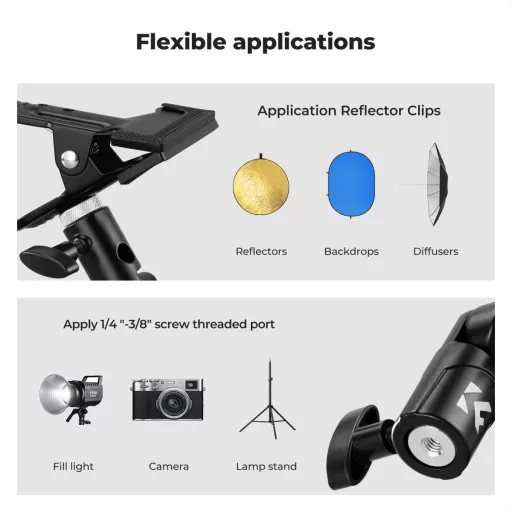 K&F Concept állványra, spigotra rögzíthető csipesz