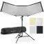 K&F Concept Curved Clamshell Reflector, hajlított derítőlap, 65x123cm, állvánnyal