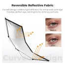 K&F Concept Curved Clamshell Reflector, hajlított derítőlap, 65x123cm, állvánnyal