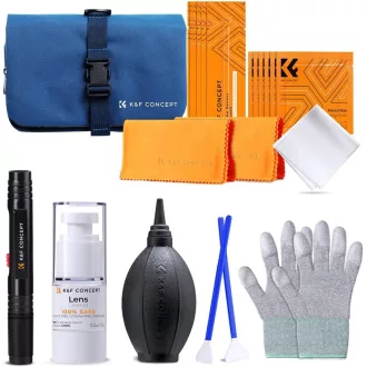   K&F Concept 23 az 1-ben lencse- és szenzortisztító szett + 15 ml tisztító folyadék