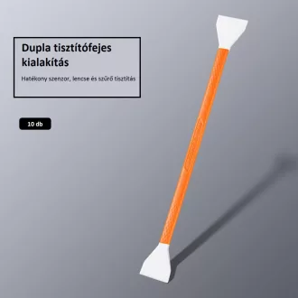  K&F Concept dupla fejes 16 mm-es tisztítópálca készlet, APS-C, 10 db + 20 ml tisztító folyadék