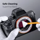 K&F Concept dupla fejes 24 mm-es tisztítópálca készlet, Full Frame, 10 db + 20 ml tisztító folyadék