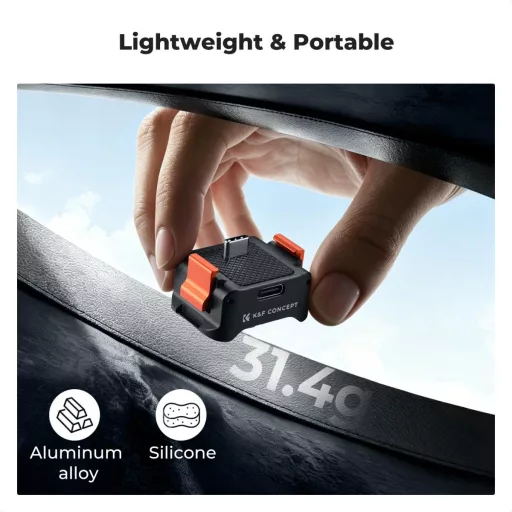 K&F Concept állvány adapter és gyorskioldó talp USB-C csatlakozással, DJI Osmo Pocket 3/4-hez