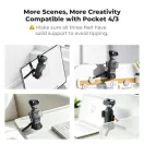 K&F Concept PP63 mágneses mini állvány és védőkeret, DJI Osmo Pocket 3/4-hez