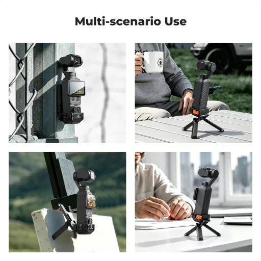K&F Concept PP63 mágneses mini állvány és védőkeret, DJI Osmo Pocket 3/4-hez