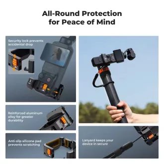   K&F Concept többfunkciós alumínium bővítőkeret DJI Osmo Pocket 4-hez