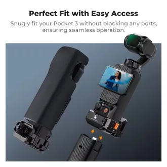   K&F Concept többfunkciós alumínium bővítőkeret DJI Osmo Pocket 4-hez
