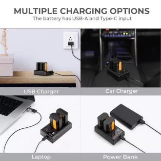 K&F Concept FZ100 akkumulátor, 2280mAh