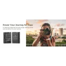 K&F Concept hordozható dupla USB-C akkumulátor MH-24 töltő + 2db EN-EL14 akkumulátor 1050mAh