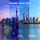 K&F Concept hordozható dupla USB-C akkumulátor MH-24 töltő + 2db EN-EL14 akkumulátor 1050mAh