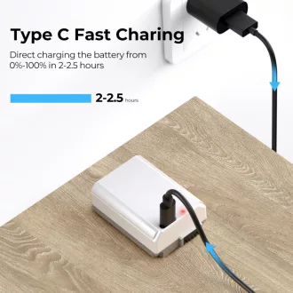   K&F Concep NP-FW50 akkumulátor, 2db, 1100mAh, USB-C csatlakozóval