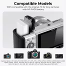 K&F Concep NP-FW50 akkumulátor, 2db, 1100mAh, USB-C csatlakozóval