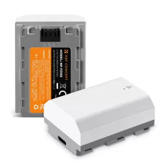   K&F Concept NP-FZ100 akkumulátor, 2db, 2600mAh, USB-C csatlakozóval