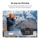 K&F Concept NP-FZ100 akkumulátor, 2db, 2600mAh, USB-C csatlakozóval
