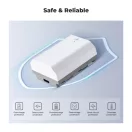 K&F Concept NP-FZ100 akkumulátor, 2db, 2600mAh, USB-C csatlakozóval