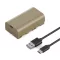 K&F Concep NP-F550 akkumulátor 3500mAh, USB-C csatlakozóval