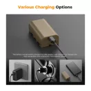 K&F Concep NP-F550 akkumulátor 3500mAh, USB-C csatlakozóval