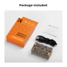 K&F Concep NP-F550 akkumulátor 3500mAh, USB-C csatlakozóval