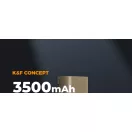 K&F Concep NP-F550 akkumulátor 3500mAh, USB-C csatlakozóval