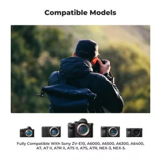   K&F Concept hordozható tripla USB-C akkumulátor BC-TRW töltő, LCD + 3db FW50 akkumulátor 1100mAh
