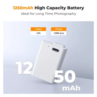   K&F Concept EN-EL25 akkumulátor 1250mAh, USB-C csatlakozóval