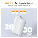 K&F Concept EN-EL15C akkumulátor 2600mAh, USB-C csatlakozóval