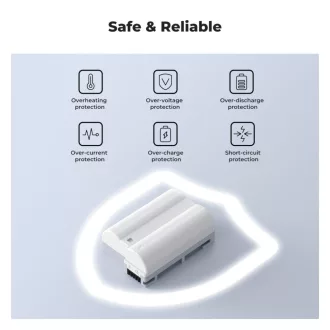   K&F Concept EN-EL15C akkumulátor 2600mAh, USB-C csatlakozóval