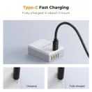 K&F Concept NP-W126 akkumulátor 1050mAh, USB-C csatlakozóval, 2db