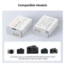 K&F Concept LP-E17 akkumulátor 1040mAh, USB-C csatlakozóval, 2db